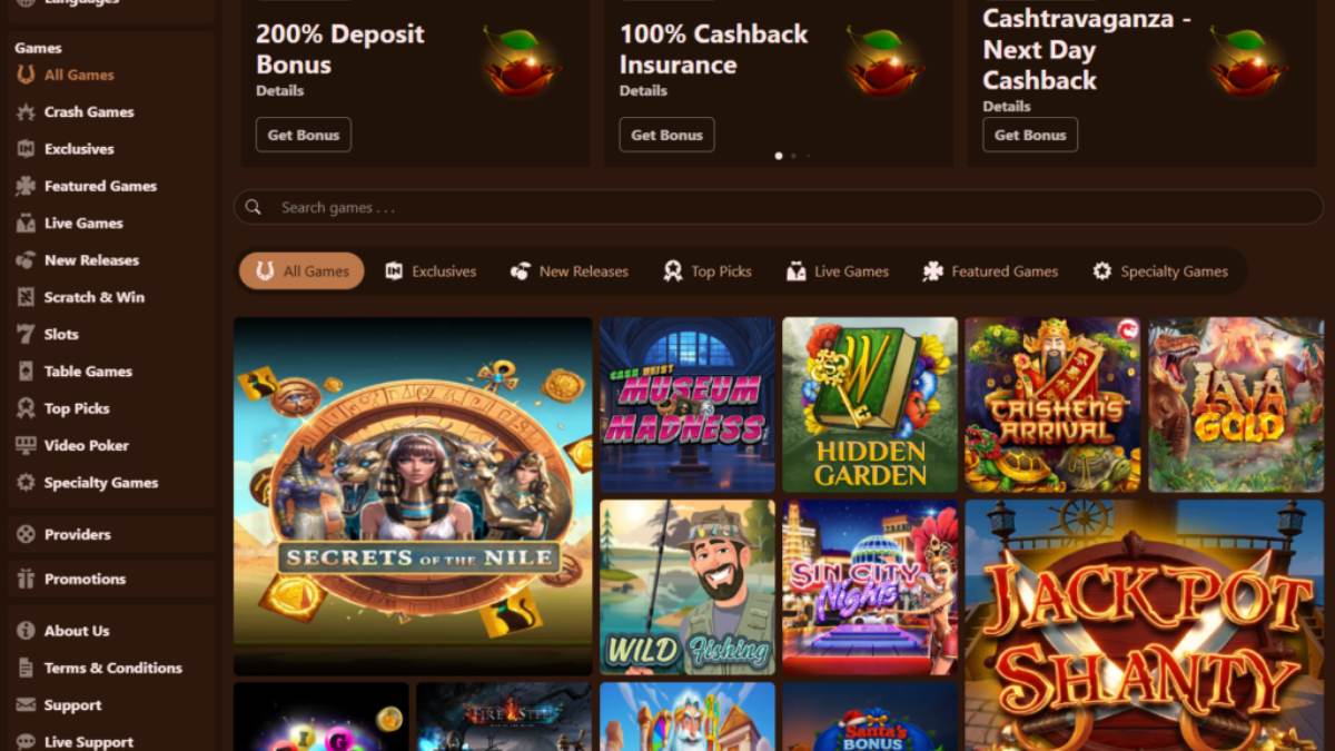Cocoa Casino homepage captured on 15 September 2026